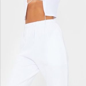 White Jogger Pants